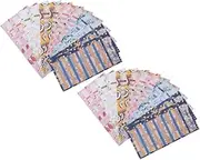 SOPOTUTU 24Pcs Creative Fruit Pattern Budget Cards Cash Binder Sheets for Home Travel Business Practical Portable Design for Financial Goal Setting