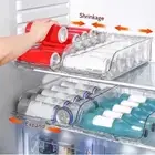 Drawer Type Stackable Storage Rack Transparent Refrigerator Storage Box