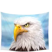 Wild Animal Art Paintings Eagle Head Tapestry