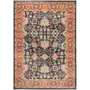 NEW Tapete Rug Legacy Aztec Rug Navy Blue 400x300cm