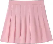 [STKARCV] Pleated Skirt Female Elastic Waist Black Summer Line Small Spice