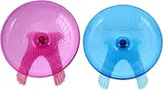 GANAZONO 2pcs Creative Mute Hamster Exercise Wheel Pet for Animals Durable Quiet for Hamsters Squirrels and Hedgehogs to Play Exercise