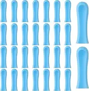 Ear Wax Removal Replacement Tips for Ear Camera, 30Pcs Ear Spoon Tips Silicone Ear Spoon Replacement Tips Ear Cleaner Replacement for Adults Ear Wax Removal Endoscope(30)