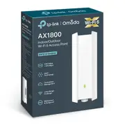 TP-Link EAP610-Outdoor Omada AX1800 Indoor/Outdoor WiFi 6 Access Point, 1.8 Gbps, Long Range Coverage, IP67 Weatherproof, OFDMA, MU-MIMO EAP610-Outdoor