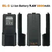 4X Baofeng 3800mAh UV-5R Extended Battery For 5RPlus BF-F8 V2+ BF-F9 RD-5R DM-5R