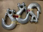 (3) Blue Hawk 3/8” Clevis/Latch Hook, Grade 43 (lot Of 3)