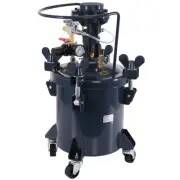 2-1/2 Gallon PRESSURE FEED PAINT POT TANK Spray Gun Sprayer Reg Air Mix Agitator