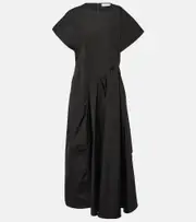 [CO] CO Cotton poplin maxi dress AU 6 black