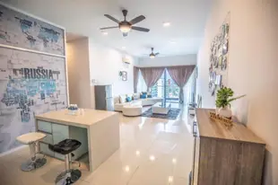 中心商業區的3臥室公寓 - 130平方公尺/2間專用衛浴The Loft Imago J&M#9pax @ Homestay Kota Kinabalu