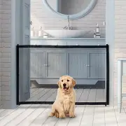 Portable Puppy Safety Gate Mesh Fence Folding Baby Safety Gate For Doorways N2P5