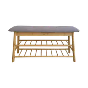 Shoe Stool Storage Rack Cabinet Multifunctional Space Saving