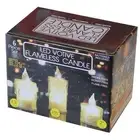 LED Flameless Candle 6 Piece Set Batteries Incl. (2pcs-2” 2pcs-2.5” 2pcs-3.15”)
