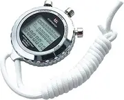 1Pc Handheld Electronic Timer Stopwatch with Strap LCD Chronograph Counter for Running and Interval Timing Row Track Easy to Read Display for Sports and Study