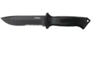 Gerber USA Made Prodigy Fixed Blade Survival Knife - Black Serrated 1121