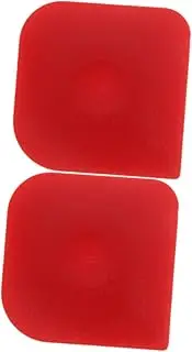 FUNNETOYU 2pcs Pan Scrubbers Kitchen Spatulas Cake Decorating Kitchen Scraper Cake Smoother Scraper Baking Supplies Bread Scraper Cake Edge Smoother Fondant Scraper Tool Cake Scraper Comb