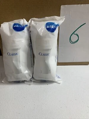 2 x Brita Classic Water Filter Jug Cartridges Replacement Refill Original