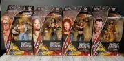 Complete Set of 4 Elite WWE vs WCW Monday Night War SERIES 5 w/ Dusty Rhodes BAF