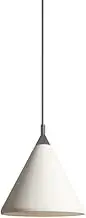CJLWSLCO Triangle Single Head White Sandstone Pendant Lightled Bedroom Living Room Dining Room Bedside Decoration Hanging Lamp LEDE27 Light Source Chandeliers Modern Simple Home Lighting Fixture Indoo