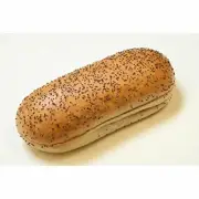 Rotellas Poppy Hinged Sliced Hot Dog Bun, Golden Brown Crust (5.5 Inch, 6 Packs)