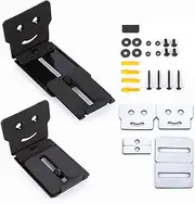 soundbar Mount Under tv, Universal Soundbar Mounting Bracket - Under TV Adjustable Wall Mount for Most Soundbars, soundbar mounting Bracket Under tv，soundbar Mount