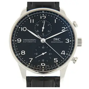 IWC 萬國錶 Portuguese 葡萄牙計時腕錶(IW371609)x黑x41mm