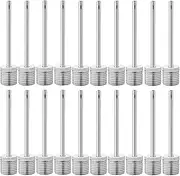 SourceTon Air Pump Needle 50 Pack, Double Hole Inflatable Needle for Basketball, Football, Rugby, Volleyball, Leather Ball, Stainless Steel Replaceable Inflation Pump Needle