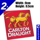 Carlton Draught Logo x2 4x4 Mancave Esky Fridge BOAT CAR Decal STICKER