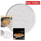 Cost-Effective Dual Pack of 10-Inch Aluminum Pizza Screens for Crisp Crusts