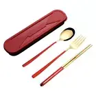 304 Stainless Steel Cutlery Set Portable Camp Reusable Cutlery Utensils
