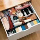 DIY Drawer Divider Plastic Storage Partition Board Neat Storage Rack Wardrobe