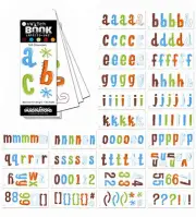 Studio Basics 101 ANIMAL MANIA ABCs SWATCHBOOK Impress-Ons RUB-ONS scrapbooking