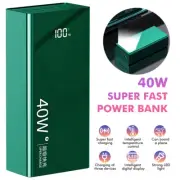 Power Bank 50000mah 40W Portable External Battery Pack Charger For Mobile Phone