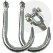 VULCAN Clevis Tow Hook - G43 - 8" - 2 Pack - 3000 lbs SWL