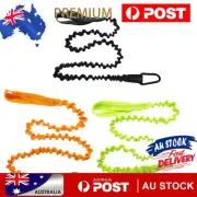 Elastic Canoe Paddle Leash Adjustable Paddle Strap Stretchable Kayak Accessories