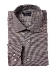 TailorByrd Dobby Mini Gingham Dress Shirt