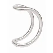 Scope Entrance Handle C Offset Back to Back 300x32mm Satin Stainless Steel