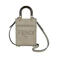 在飛比找momo購物網優惠-【FENDI 芬迪】FENDI Sunshine壓印字LOG