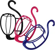 SOESFOUFU 3pcs Wig Storage Frame Racks Hollow Designed Hanging Wig Holders for Neat Organization Durable Plastic Space Saving Design for Home Use and