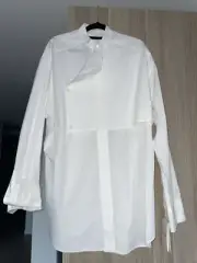 Valentino Man Shirt White Size S, Super Oversize Could Fit An L