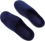 [OATIPHO] Men's Non-slip Memory Foam Slippers Cozy Home Slippers for Living Room Bedroom Travel