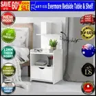 Artiss Bedside Tables Drawers Side Table Storage White Bedroom Nightstand Lamp