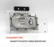 Granzon Full Coverage GPU Water Block For GIGABYTE RTX3070TI AORUS MASTER-8GD