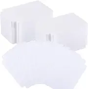 Suilung White Trading Card Plastic Divider Cards Sorting Tray Playing Separator Organizer Pages for Games Sports Supplies, 69 x 97 mm(250 Pieces)