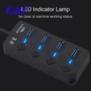 4/7 Ports USB 3.0 Hub Distributor with independent Switch to Computer PC Laptop
