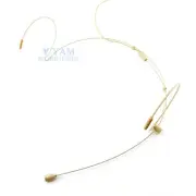 YAM HM8-C4AT-A Double Hook Headset Headworn Mic For Audio Technica Wireless Mic