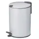 《KELA》Mats腳踏式垃圾桶(白3L) | 回收桶 廚餘桶 踩踏桶