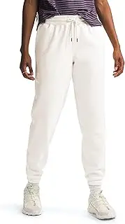 [THE NORTH FACE] Women's Half Dome Fleece Sweatpants (Standard and Plus Sizes), white dune, XL