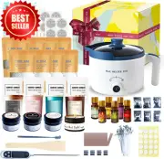 Candle Making Kit with Electric Wax Melting Pot, DIY Starter Set, Scented Candle