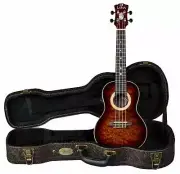 Luna Guitars 15th Anniversary, 4-String Concert A/E Ukulele w/ Case, UKE 15TH C