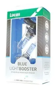 LUCAS-ELTA Lucas LLX9005BLX2 Hb3 Lightning Bulb, Set of 2, Blue